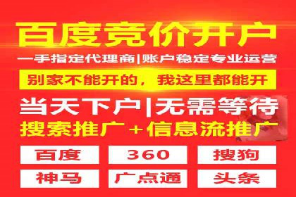 竞价开户推广案例深度剖析